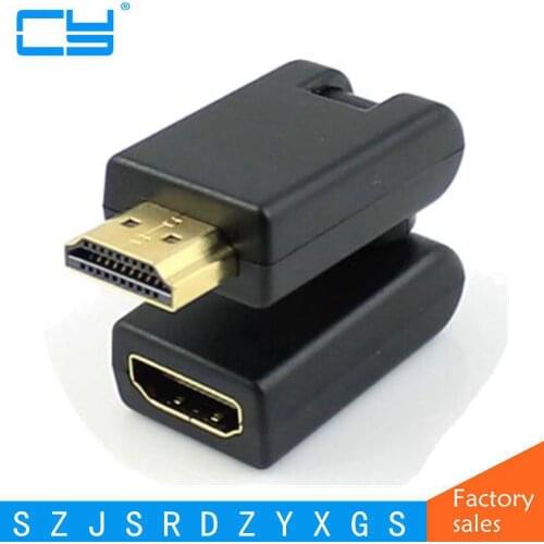 HDMI Adapter Male to Female 360 Degree cable Adapter Converter free shipping