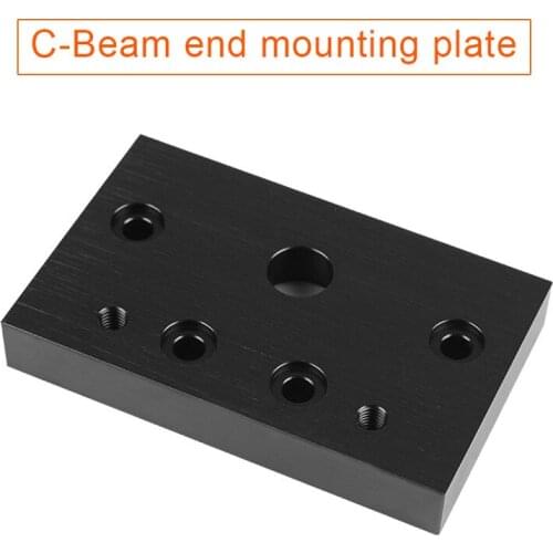 C-Beam End Mount U Type Aluminium Mounting Plate for 3D Printer JR Deals