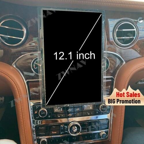 12.1'' Tesla style Car Multimedia player For Bentley Mulsanne 2012-2019 Android 10 screen gps navi radio audio stereo head unit