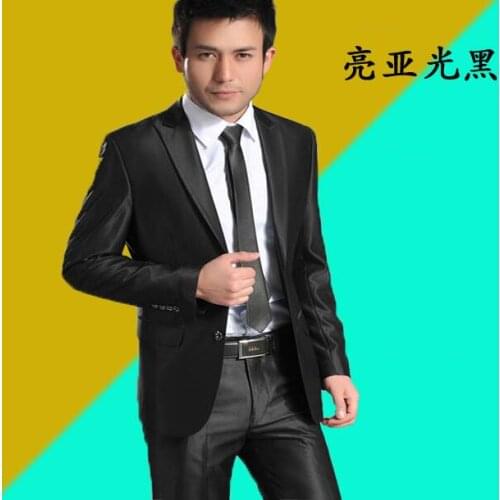 Blazer men formal dress latest coat pant designs suit men costume homme terno trouser marriage wedding suits for mens black
