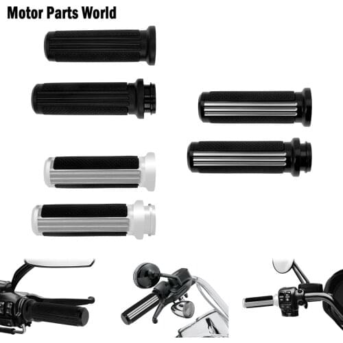 Motorcycle Electronic Throttle Hand Grips CNC Handlebar Grips 1''25mm For Harley Touring Street Glide FLHR Dyna FXDLS Softail