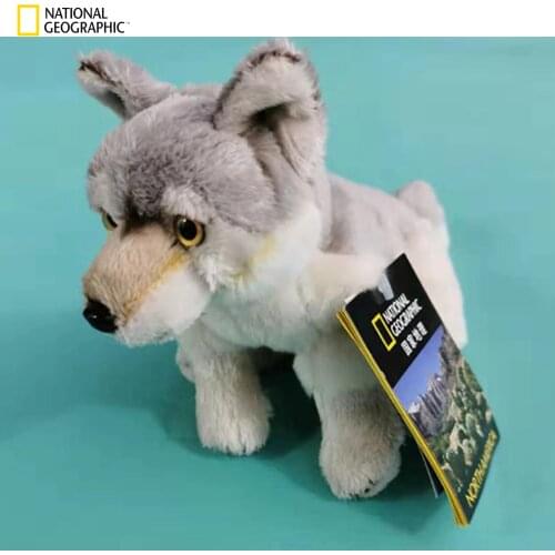 National Geographic Wolf Dog Stuffed Animals Plush Toys Baby Wolf Doll For Children Gifts Soft Stuffed Dog