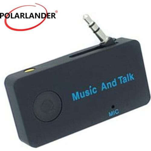 New 3.5mm Smartphone Bluetooth MP3 Player Handsfree Car Kit for two phones