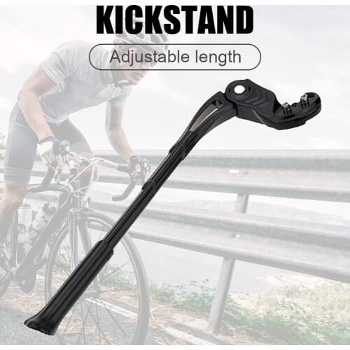 MTB Bike Adjustable Kickstand bike Stay Aluminium Alloy For Bicycle Rack Kick lightweight Stands Mountain Bike Bicycle footrest