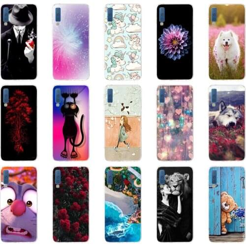 C Silicone case For Samsung Galaxy A7 2016 for samsung A7 2018 case protective coque