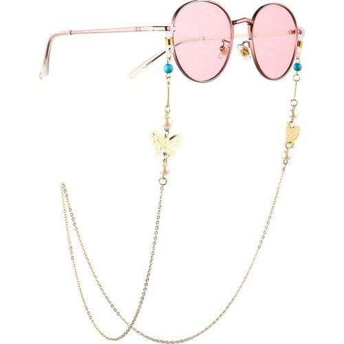 Butterfly Rope Sunglasses Chain Exquisite Workmanship Jewelry Accessories Eyewears String Lanyard Cord Holder Neck Strap