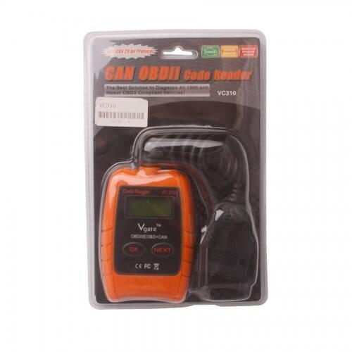 Vgate VC310 OBD2 OBDII EOBD CAN Auto Scanner Code Reader & Cleaner Car Diagnostic Tool
