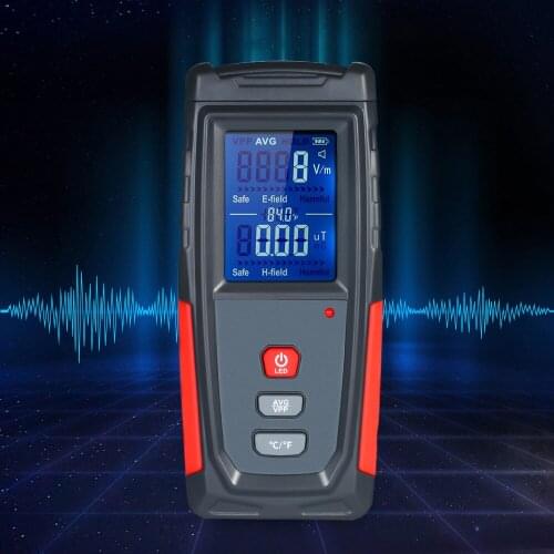 High Precision Handheld Mini Digital LCD EMF Tester Electromagnetic Field Radiation Detector Meter Dosimeter Tester Counter