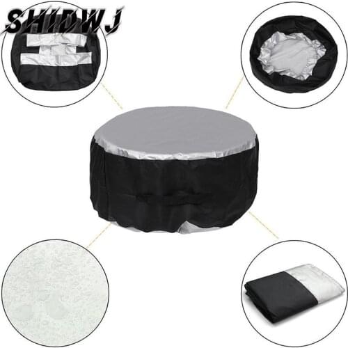 1 Pc Oxford Cloth Car Tire Protection Cover Storage Bag Spare Tire Storage Anti-dirty Waterproof