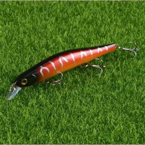 1pcs Fishing Lure Minnow 12.5cm/17.7g Topwater Artificial Bait 3D Eyes Plastic Wobblers Tackle Pesca Far-casting Magnet System