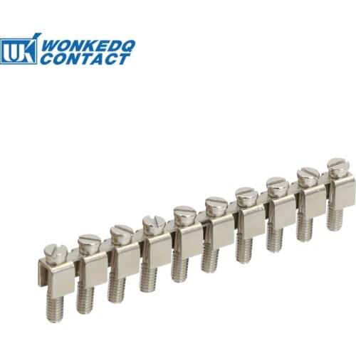 10Pcs FBI 10/2/3/4-8 Fixed Bridge For UK6N UK Type Din Rail Terminal Block Wire Connector Jumpers FBI10-8 FBI2-8 FBI3-8 FBI4-8