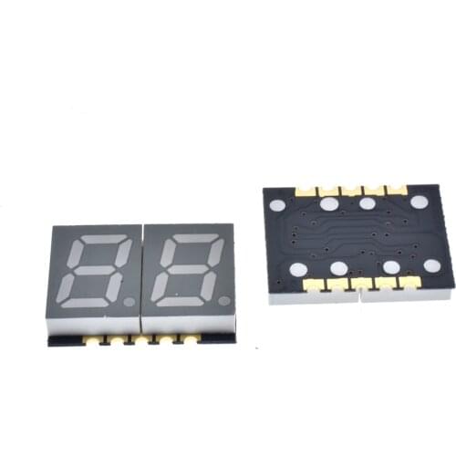 10PCS New SMD 2 Bit 0.4 inch Digital Tube LED Display Red Light 7 Segment Common Cathode