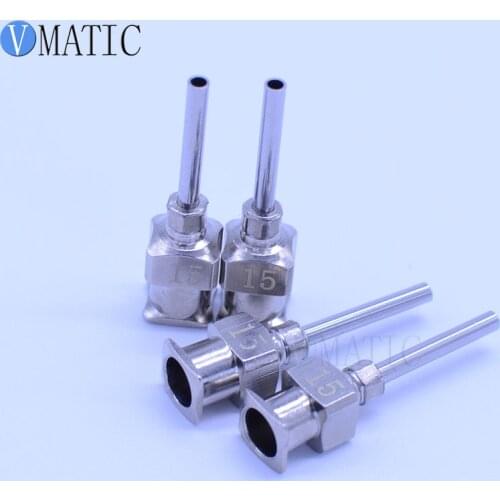 Free Shipping 12Pcs 1/2 Inch 15G Glue Dispensing Stainless Steel Needle Exhaust Tips