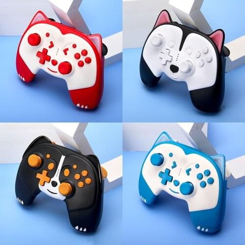 Dropshipiping Wireless Bluetooth Controller For Nintendo Switch / Switch Lite Gamepad Joystick Wake Up Macros Headphone Plug