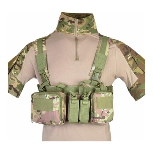 CS Match Wargame TCM Chest Rig Airsoft Tactical Vest Military Pack Magazine Pouch Holster Molle System Waist Men Nylon