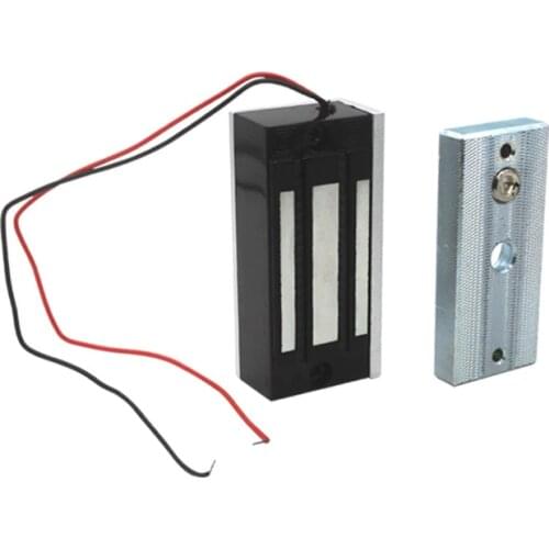 12Vdc 60kg 130LBs Holding Force Electric Magnetic Lock for Door Access Control System Electromagnet Mini Maglock