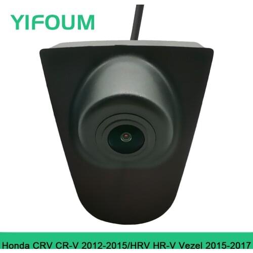 YIFOUM HD Car Front View Parking Night Vision Positive Waterproof Logo Camera For Honda CRV CR-V 2012-15/HRV HR-V Vezel 2015-17