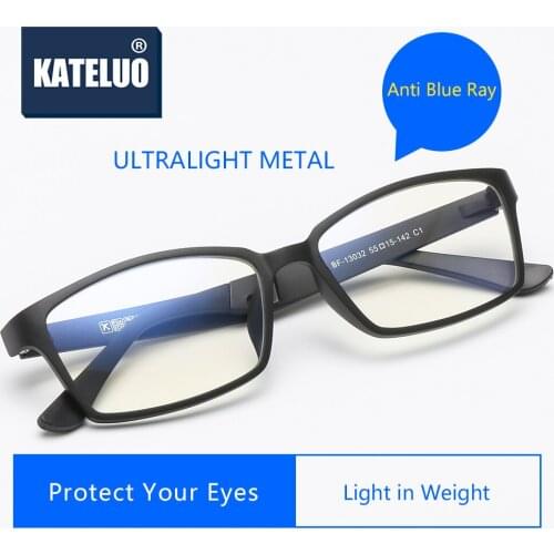 KATELUO 2020 Unisex Computer Goggles Anti Blue Light Laser Fatigue Radiation-resistant Glasses Eyeglasses Frame for Women/Men