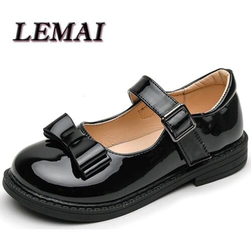 LEMAI Girls Shoes Kids Leather Shoes Children Casual Sneakers Oxforts Flats Breathable Soft Comfortable For Wedding Party Show