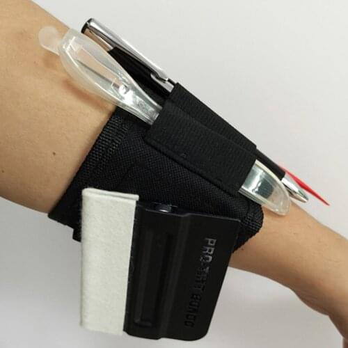 Magnet Tools Holder Black Magnetic Wristband Strap For Holding Micro Squeegee Vinyl Car Wrap Window Tinting Tools MO-307