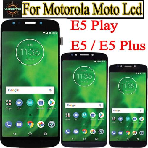 New For Motorola E5 Plus LCD XT1924 Display Touch Screen Digitizer Assembly Replacement For Moto E5 XT1944 E5 Play LCD Display
