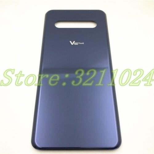 Original 3D Glass Back Cover For LG V60 Thinq 5G LM-V600 Back Battery Cover Rear Door Housing Case With Camera Lens