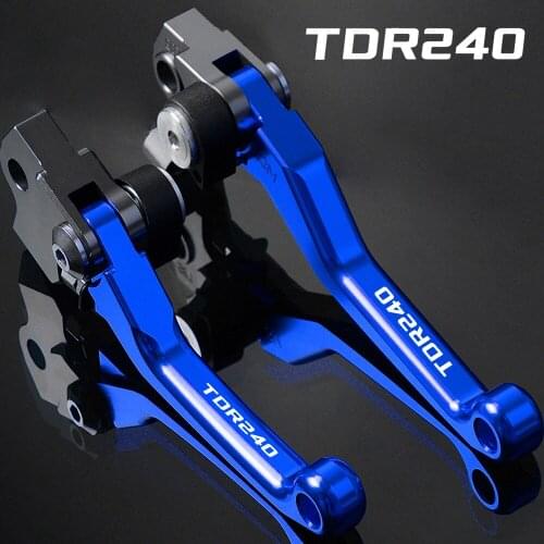 Motorcycle DirtBike handbrake Motocross dirt bike Pivot Handlebar Brake Clutch Levers FOR YAMAHA TDR240 TDR 240 1988 1989 1990