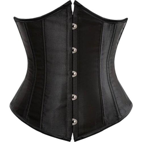 Sexy Gothic Underbust Corset and Waist cincher Bustiers Top Workout Shape Body Belt Plus size Lingerie S-6XL