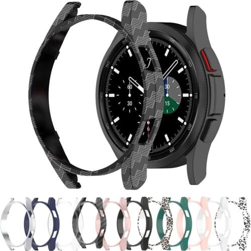 For Samsung galaxy watch 4 40mm 44mm / 4 Classic 42mm 46mm PC Case Cover Printing Shockproof Protective Case Hard Shell