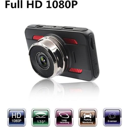 Car DVR 3.0" Full HD 1080P DashCam Vehicle Camera Video Recorder Registrar Car Parking Monitor Car Motion Detector Car Camcorder