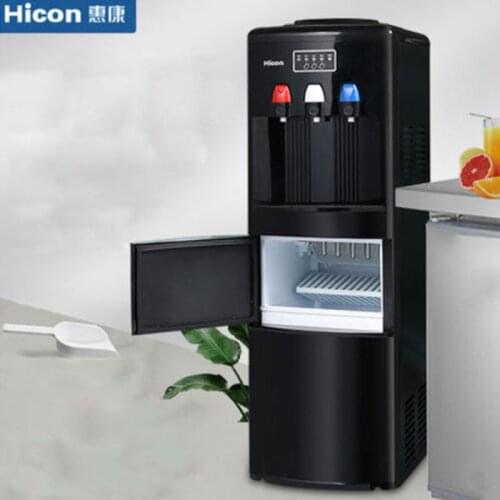 Hicon Ice maker small commercial household automatic tap water into milk tea shop automatic ice maker 220V Adjustable ice
