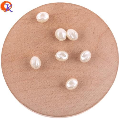 Cordial Design 1000Pcs 9*11MM Jewelry Accessories/DIY Bead Making/Imitation Pearl Bead/Acrylic Beads/Hand Made/Earring Findings