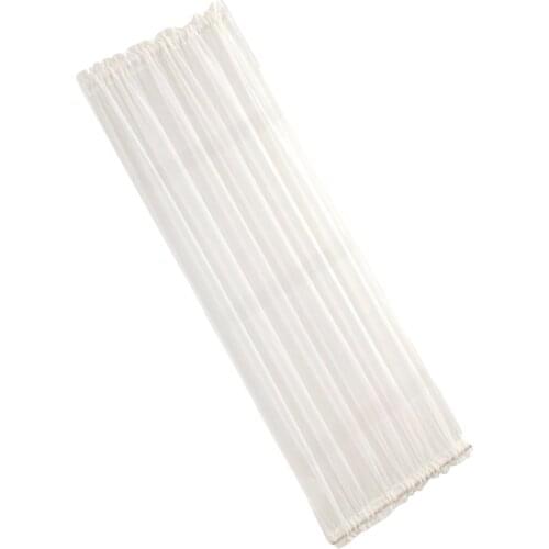 White 64x183cm French Door Curtains Patio Door/Glass Voile Curtain Single Panel