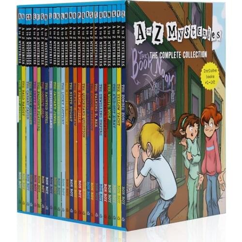 26 books/set 7-12 years A to Z Mysteries event detective novel Bridge Book Extracurricular English reading story box packing
