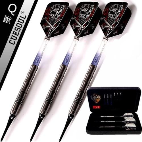 3PCS CUESOUL Tungsten Darts 18g 14.5cm Professional Darts Soft Tip Darts Electronic Soft Tip Darts