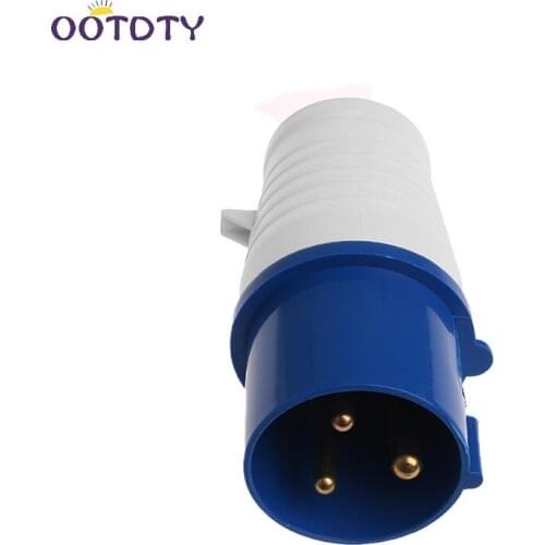 32 Amp 3 Pin Plug 220 - 250 Volt 2P+E Weatherproof IP44 32A Generator Heavy Duty-ThZ