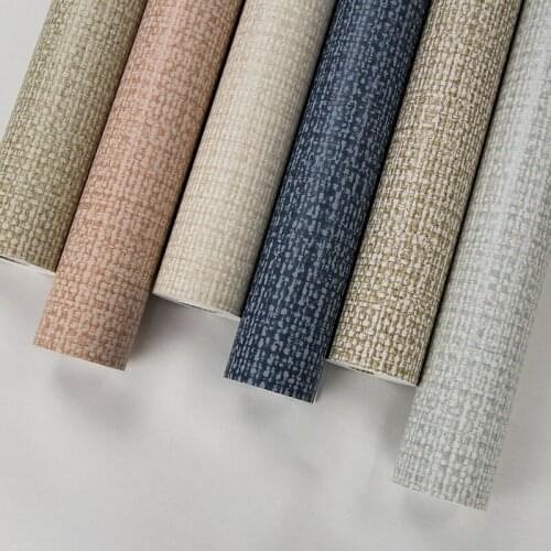 Beibehang 3D wallpaper modern minimalist linen wallpaper living room TV background wall non-woven main material wallpaper mural