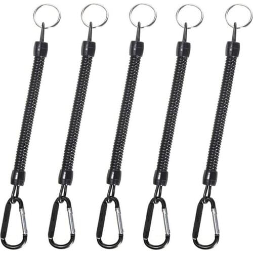 5Pcs Fishing Lanyards Boating Ropes Kayak Secure Pliers Lip Grips Tackle Fish Tools Fishing Accessory