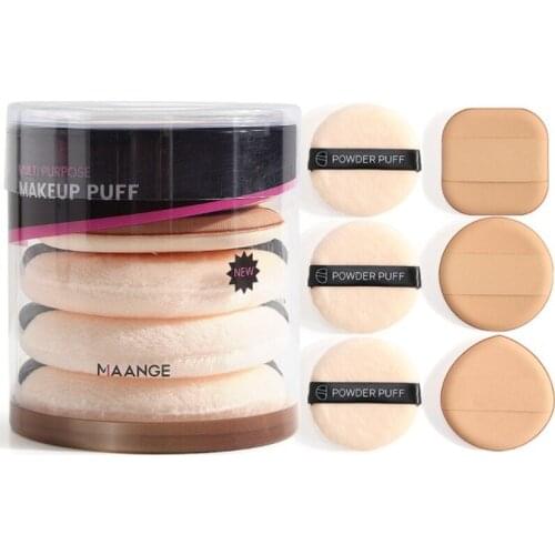 6Pcs Beauty Face Body Powder Puff Finger Liquid Foundation Cream Blender Soft Sponges Cosmetic Makeup Tool