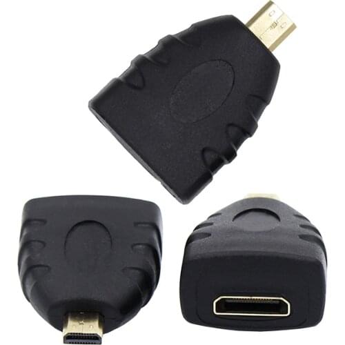 MINI To Micro HDMI-compatible Adapter D Type Male to C Type Female for Tablet DV Projector Camera