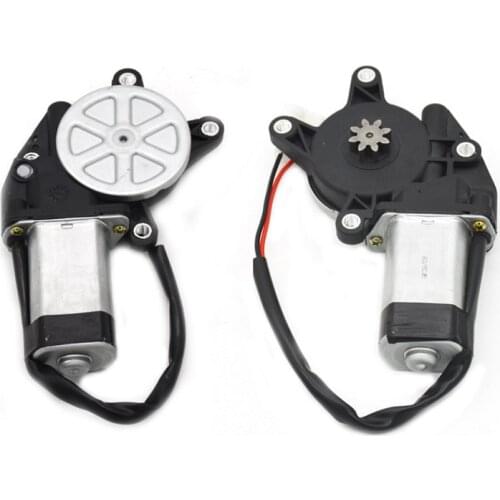 1 Pair Car universal door glass lifter motor 12V 4 Holes electric window motor parts window lifter with teeth