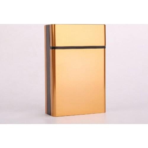 Automatic Cigarette Case 20-piece Aluminum Alloy High-end Gift Cigarette Case for Men and Women Metal Cigarette Case Men Gadgets