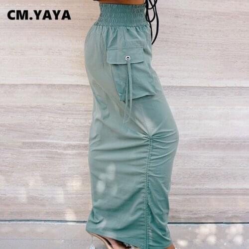 CM.YAYA Women's Pleated Skirts