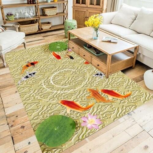 Creativity 3D Pattern Printing Carpets For Living Room Bedroom Area Rug Coffee Table Child Mat Large Tatami Non-slip Room Carpet