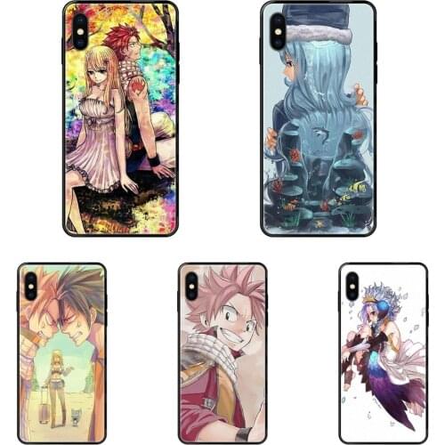 For Huawei Honor 6A 7A 7X 8C 8X 9 9A 9I 9X 10 10I 20 20I 20S Lite Pro New Fairy Tail Manga Luxury Quality Black Soft TPU Phone