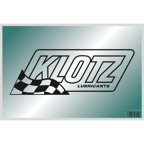 For KLOTZ -2 pcs. stickers HIGH QUALITY DECALS different colors 618