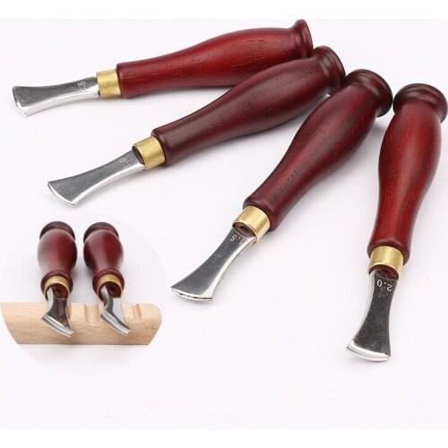 Leather Arch Edge Sector Shallow Groove Edges Cold and Hot Pressure Line Punch Embedding Thread Leathercraft Tools, 1.0-2.5mm