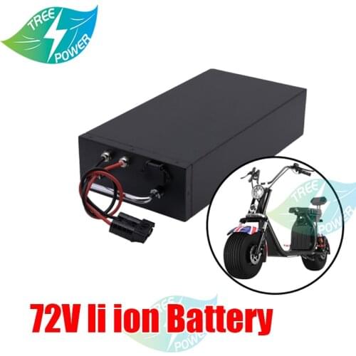 72v 30Ah 40Ah lithium li ion polymer battery pack 50A BMS 3000w for Off-road scooter tricycle Golf Cart cruiser +5A charger