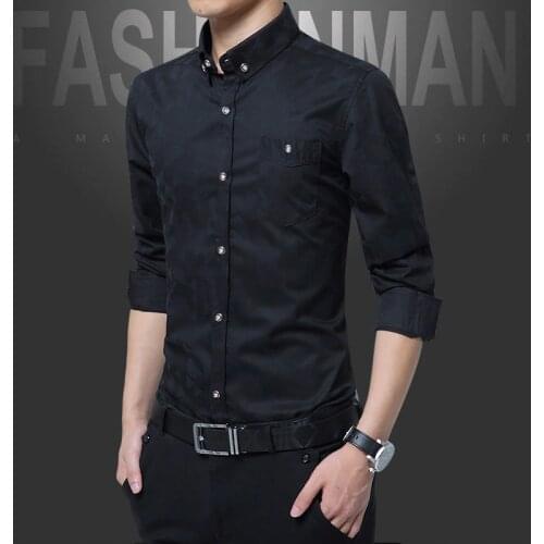 Mens Business Casual Shirts New Arrival Men Famous Brand Clothing Plaid Long Sleeve Camisa Masculina Dress Shirts Male High Qual