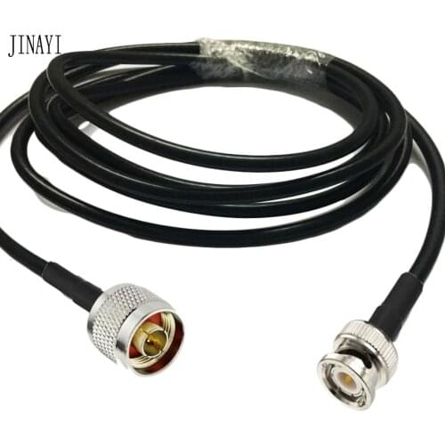 N Male Plug to BNC Male RF Coaxial Extension Jumper Cable LMR195 Cable 1m 3m 5m